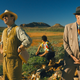 Sam Neill (left) and Rüdiger Vogler (right) in the film (Photo: Wim Wenders Stiftung)